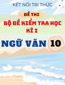 Bộ đề thi học kì 1 Ngữ văn 10 Kết nối tri thức