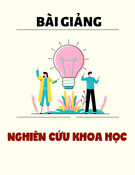 Sai lệch (Biases) trong nghiên cứu khoa học: Bài giảng Nghiên cứu khoa học Bài 4