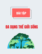Bài tập Đa dạng thế giới sống [kèm đáp án/ hướng dẫn giải]