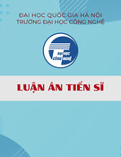 Kỹ thuật học máy hoàn thiện đồ thị tri thức: Luận án Tiến sĩ nghiên cứu phát triển
