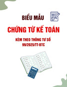 Mẫu Bảng kê chi tiền chuẩn (kèm Thông tư 99/2025/TT-BTC)