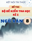 Bộ đề kiểm tra học kì 1 Văn 8 Kết nối tri thức (có đáp án và bảng ma trận)