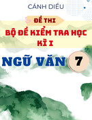 Bộ đề kiểm tra học kì 1 Văn 7 Cánh diều (có đáp án và bảng ma trận)
