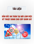 Dẫn dắt an toàn tại nơi làm việc: Tài liệu và kỹ thuật dành cho cấp giám sát