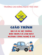 Giáo trình Bảo dưỡng và Sửa chữa Hệ thống Bôi trơn và Làm mát Ô tô (Cao đẳng) - Trường Cao đẳng nghề Trà Vinh