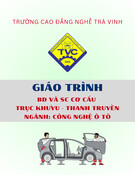 Giáo trình Bảo dưỡng và Sửa chữa Cơ cấu Trục khuỷu - Thanh truyền và Bộ phận Cố định của Động cơ (Công nghệ Ô tô - Cao đẳng) - Trường Cao đẳng nghề Trà Vinh