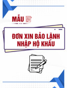 Mẫu đơn xin bảo lãnh nhập hộ khẩu mới nhất: Thủ tục chi tiết và mẫu chuẩn