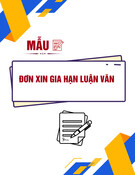 Mẫu đơn xin gia hạn luận văn: Tổng hợp mẫu và hướng dẫn chi tiết [chuẩn nhất]