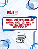 Mẫu đơn xin nghỉ hưu trước tuổi mới nhất: Thủ tục chi tiết và các mẫu chuẩn