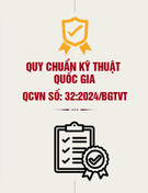 QCVN 32:2024/BGTVT: Tiêu chuẩn kỹ thuật mới nhất