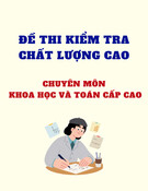 Đề thi Kiểm tra Chất lượng cao Chuyên môn Khoa học và Toán cấp cao toàn quốc lần thứ nhất