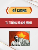 Đề cương môn học Tư tưởng Hồ Chí Minh - Học viện Công nghệ Bưu chính Viễn thông