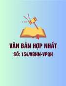 Văn bản hợp nhất 154/VBHN-VPQH mới nhất