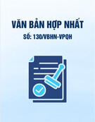 Văn bản hợp nhất 130/VBHN-VPQH mới nhất