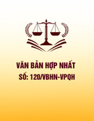 Văn bản hợp nhất 120/VBHN-VPQH mới nhất