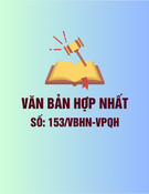 Văn bản hợp nhất 153/VBHN-VPQH mới nhất