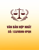 Văn bản hợp nhất 133/VBHN-VPQH mới nhất