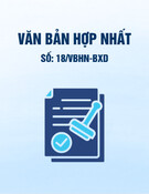 Văn bản hợp nhất 18/VBHN-BXD mới nhất