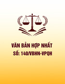 Văn bản hợp nhất 140/VBHN-VPQH mới nhất