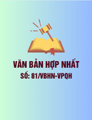 Văn bản hợp nhất 81/VBHN-BNNMT mới nhất