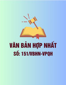 Văn bản hợp nhất 151/VBHN-VPQH mới nhất