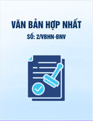 Văn bản hợp nhất 2/VBHN-BNV mới nhất