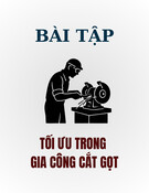 Bài tập tối ưu trong gia công cắt gọt [kèm lời giải chi tiết]