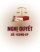 Nghị quyết số 153/NQ-CP