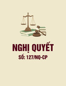 Nghị quyết số 127/NQ-CP