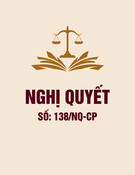 Nghị quyết số 138/NQ-CP