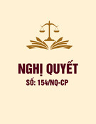 Nghị quyết số 154/NQ-CP