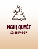 Nghị quyết số 151/NQ-CP