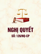 Nghị quyết số 126/NQ-CP