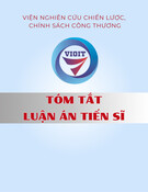 Giải pháp đẩy mạnh xuất khẩu của doanh nghiệp KCN Hải Dương: Tóm tắt luận án Tiến sĩ