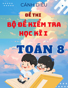 Bộ đề thi học kì 1 Toán 8 Cánh diều (Kèm đáp án)