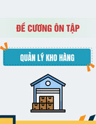 Đề cương ôn tập Quản lý kho hàng chuẩn nhất
