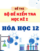 Bộ Đề Kiểm Tra Cuối Kỳ 1 Hóa 12