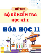 Bộ Đề Kiểm Tra Cuối Kỳ 1 Hóa 11 (Có Đáp Án)