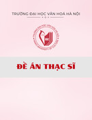 Phát huy giá trị lễ hội truyền thống Đền Trần, Lộc Vượng, Nam Định: Đề án Thạc sĩ