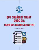 QCVN 02-36:2021/BNNPTNT: Cập nhật mới nhất
