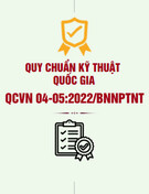 QCVN 04-05:2022/BNNPTNT là gì? - Giải thích chi tiết, mới nhất