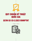 QCVN 02-33-2:2021/BNNPTNT: Cập nhật mới nhất và đầy đủ nhất