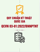 QCVN 03-01:2022/BNNPTNT: Tiêu chuẩn Việt Nam mới nhất