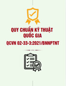 QCVN 02-33-3:2021/BNNPTNT: Tiêu chuẩn, Quy chuẩn kỹ thuật mới nhất