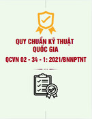 QCVN 02-34-1:2021/BNNPTNT: Tiêu chuẩn Việt Nam mới nhất