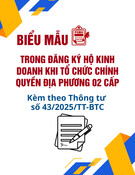 Mẫu Quyết định hủy bỏ quyết định thu hồi và khôi phục Giấy chứng nhận đăng ký hộ kinh doanh (Thông tư 43/2025/TT-BTC)