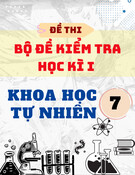Bộ Đề Kiểm Tra Cuối Kì 1 Khoa Học Tự Nhiên 7 (Có đáp án và ma trận)