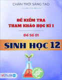 Đề Kiểm Tra Học Kì I Sinh Học 12 - Chân Trời Sáng Tạo