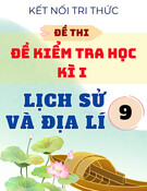 Đề Thi Học Kì 1 Lịch Sử Và Địa Lí 9 - Kết Nối Tri Thức