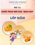 Giáo án STEAM Chiếc Phao Bơi của Bạn Cam - Lớp Mầm (Bài 11)